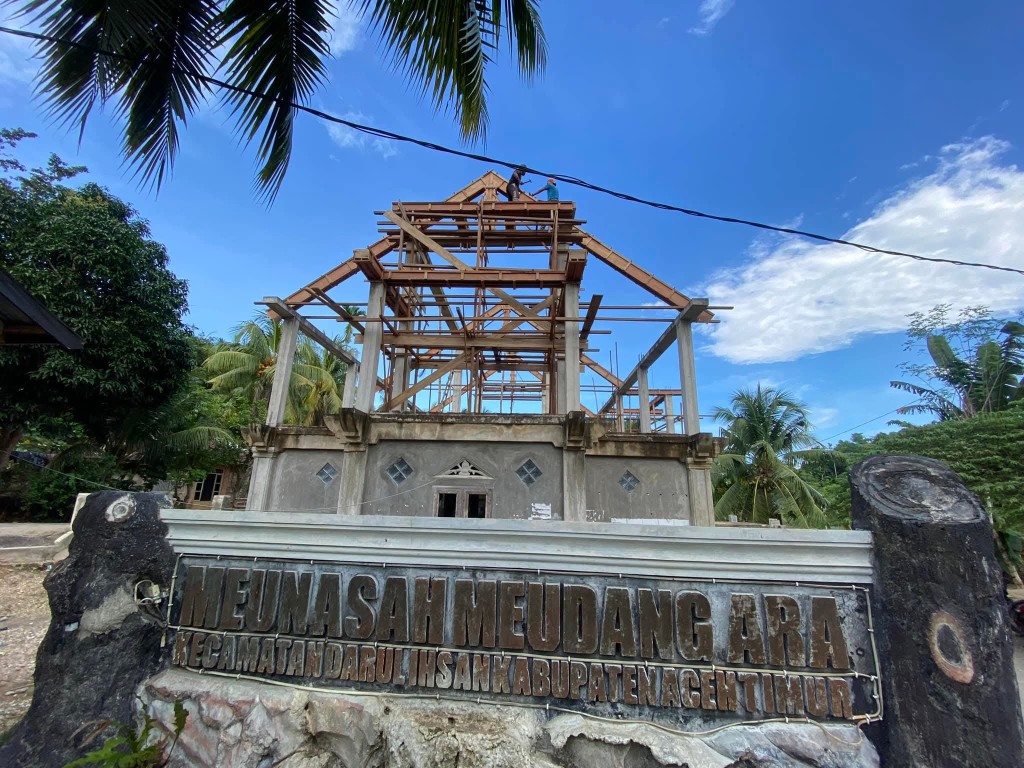 Progres pembangunan Meunasah